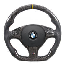 Volante de dirección de fibra de carbono para BMW E46